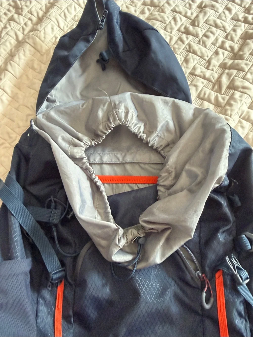 Slumberjack Backpack with Orange Trim 50L